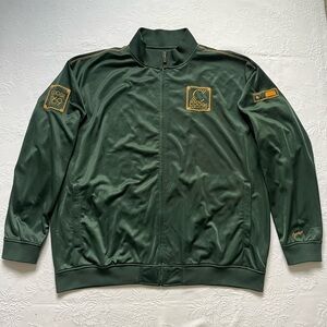 Coogi Australia 1969 Green Full Zip Bomber Track Jacket Logo Men’s 5XL Y2K